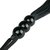 Черная силиконовая плеть Silicone Whip - 32 см., цвет черный - Easy toys