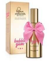 Гель с ароматом жвачки Bubblegum 2-in-1 Scented Silicone Massage And Intimate Gel - 100 мл. - Bijoux Indiscrets