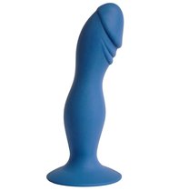 Синяя анальная пробка Hercules - 16 см, цвет синий - Le Frivole