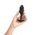 Чёрная пробка для ношения с вибрацией Snug Plug 2 - 11,4 см., цвет черный - B-vibe