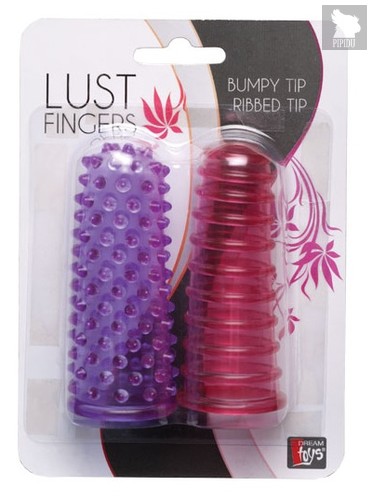 Набор из 2 насадок на пальцы, цвет фиолетовый - Dream toys