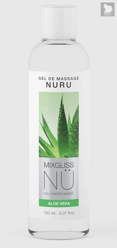 Массажный гель на водной основе Mixgliss NU Aloe Vera - 150 мл. - Mixgliss