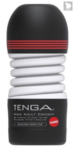Мастурбатор TENGA Rolling Head Cup Hard, цвет черный - Tenga