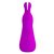 Лиловый вибростимулятор для эрогенных зон в форме кролика Nakki, цвет лиловый - Baile