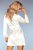 Роскошный ночной комплект Jacqueline: пеньюар, сорочка и трусики-стринги, цвет шампань, размер L-XL - Livia Corsetti