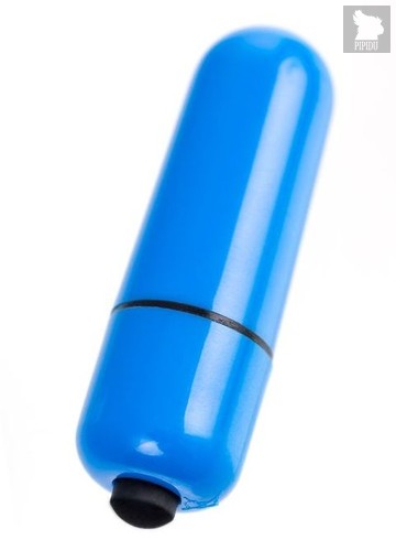 Синяя вибропуля A-Toys Braz - 5,5 см., цвет синий - Toyfa