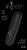 Черная перезаряжаемая вибропуля Clio - 7,6 см., цвет черный - indeep