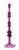 Фиолетовая анальная цепочка на присоске LOVE THROB PURPLE - 17,8 см, цвет фиолетовый - Nanma (NMC)