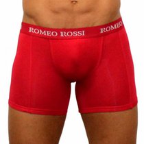 Трусы мужские боксеры удлиненные красные, цвет красный - Romeo Rossi