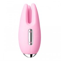 Розовый вибростимулятор клитора Cookie с подвижными щупальцами, цвет розовый - Svakom