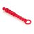 Анальная цепочка Colt Max Beads - 28 см, цвет красный - California Exotic Novelties