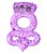 Фиолетовое виброкольцо с подхватом, цвет фиолетовый - Toyfa