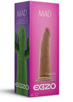 Телесный фаллоимитатор без мошонки Mad Cactus - 17,5 см, цвет телесный - Egzo