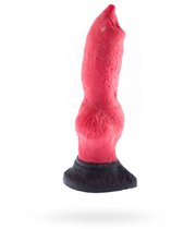 Розовый фаллоимитатор собаки Акита - 25 см - Erasexa