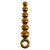 Анальная виброелочка Icicles Gold Edition G06, цвет золотой - Pipedream