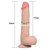 Телесный фаллоимитатор Sliding Skin Dual-Layered 9.0 - 23 см., цвет телесный - LoveToy