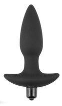Черная анальная вибропробка Anal Indulgence Collection Fantasy Plug - 14,5 см., цвет черный - LoveToy