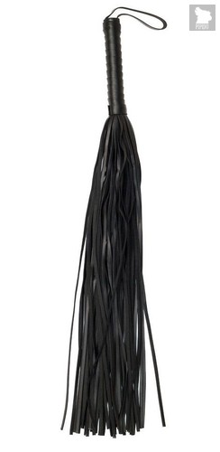 Черная плеть Delight - 70 см., цвет черный - Lola Toys