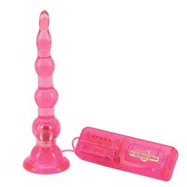 Анальная елочка-вибратор ToyJoy7, цвет розовый - Seven Creations