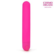 Ярко-розовый классический перезаряжаемый мини-вибратор - 12 см., цвет розовый - Bior toys