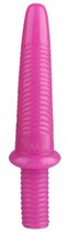 Розовый анальный стимулятор "Буравчик" - 31 см., цвет розовый - МиФ