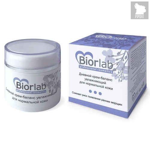 Дневной увлажняющий крем-баланс Biorlab для нормальной кожи - 45 гр. - Bioritm