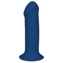 Синий фаллоимитатор двойной плотности Hitsens 1 - 17,7 см., цвет синий - Adrien Lastic