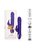 Фиолетовый вибратор с поступательным движением Jack Rabbit Signature Silicone Thrusting Rabbit - 20 см, цвет фиолетовый - California Exotic Novelties