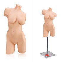 Манекен девушка, торс на металлической подставке (правый) - Hot mannequin