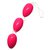 Шарики Eroticon Trio Eggs, цвет розовый - Eroticon
