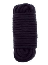 Черная веревка для связывания BONDX LOVE ROPE - 10 м., цвет черный - Dream toys