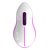 Бело-розовый вибростимулятор Mouse, цвет белый - Odeco