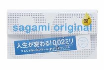 Ультратонкие презервативы Sagami Original 0.02 Extra Lub с увеличенным количеством смазки - 12 шт. - Sagami