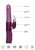Фиолетовый вибратор-кролик Rotating Rabbit - 23 см., цвет фиолетовый - Shots Media