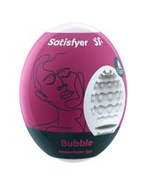 Мастурбатор-яйцо Satisfyer Bubble Mini Masturbator, цвет белый - Satisfyer