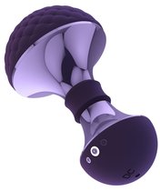 Фиолетовый универсальный вибромассажер Enoki, цвет фиолетовый - Shots Media