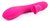 Ярко-розовый рельефный вибратор-кролик QUEJOY - 25 см., цвет розовый - A-Loving