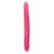 Розовый двухголовый гнущийся фаллоимитатор - 37,4 см, цвет розовый - Baile