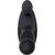 Черный вибростимулятор простаты Adam s Vibrating Triple Probe - 12,1 см., цвет черный - Adam & eve