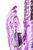 Фиолетовый вибратор High-Tech fantasy с клиторальным лепестком - 21 см, цвет фиолетовый - Toyfa
