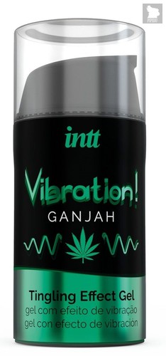 Жидкий интимный гель с эффектом вибрации Vibration! Ganjah - 15 мл. - INTT