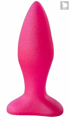 Розовая анальная пробка - 11,5 см., цвет розовый - Lovetoy (А-Полимер)