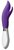 Фиолетовый вибратор-кролик Athos - 22 см., цвет фиолетовый - Shots Media