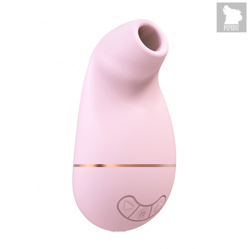 Розовый клиторальный вакуум-волновой массажер Irresistible Kissable, цвет розовый - Shots Media