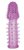 Фиолетовая насадка, удлиняющая половой член - 13,5 см, цвет фиолетовый - Toyfa