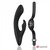 Черно-золотой вибратор-кролик с пультом-часами Anne s Desire Rabbit Vibe Wireless Watchme - 20,5 см., цвет золотой/черный - Dreamlove