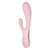 Розовый вибратор-кролик Satisfyer Mono Flex с управлением через приложение - 20,4 см., цвет розовый - Satisfyer
