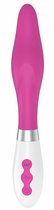 Розовый вибратор Athamas конической формы - 22,7 см., цвет розовый - Shots Media