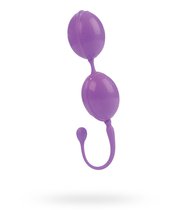 Вагинальные шарики L’Amour Premium Weighted Pleasure System каплевидные, цвет фиолетовый - California Exotic Novelties