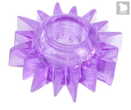 Фиолетовое эрекционное кольцо, цвет фиолетовый - Toyfa